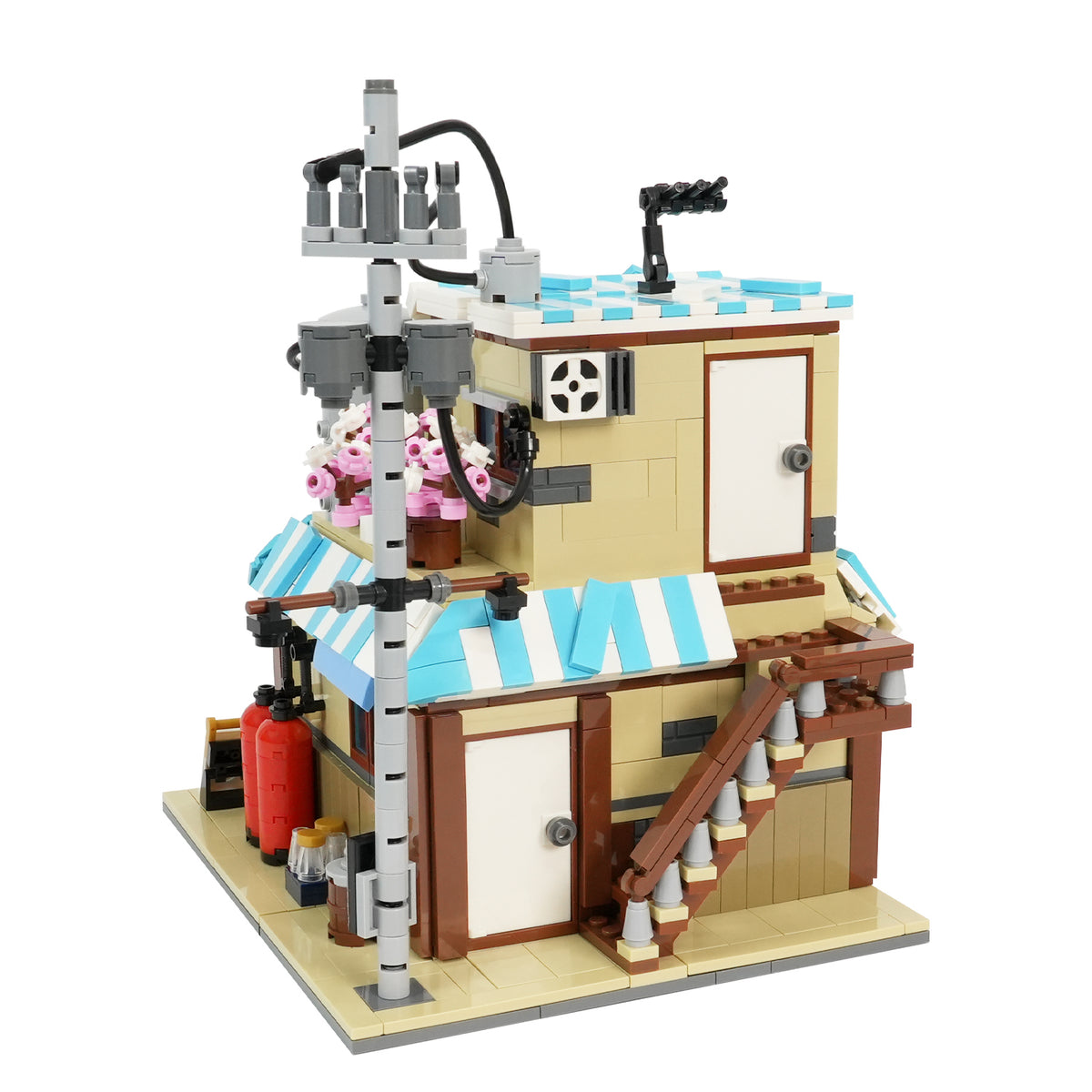 Naruto Ichiraku Ramen House MOC Building Set 1152pcs