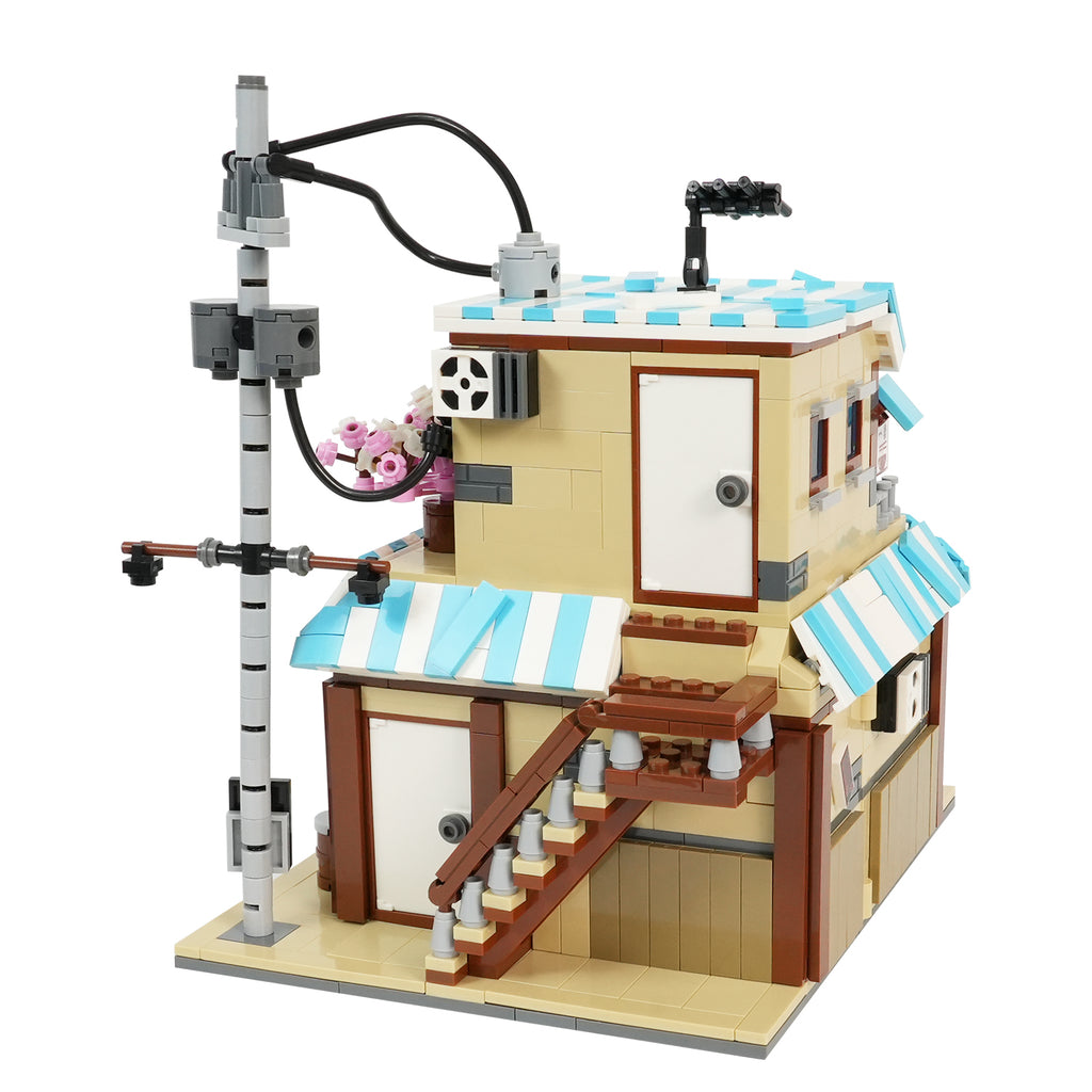 Naruto Ichiraku Ramen House MOC Building Set 1152pcs