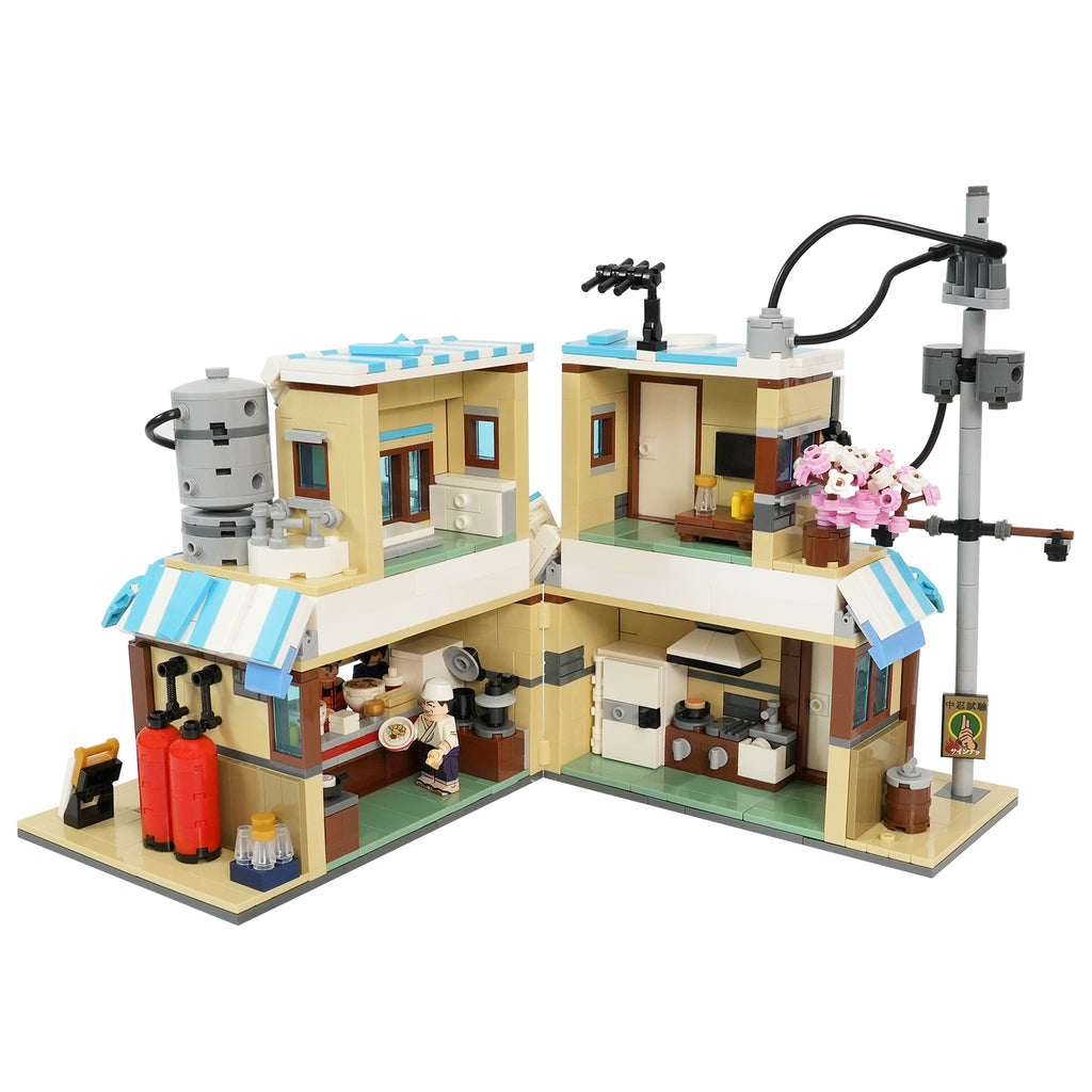 Naruto Ichiraku Ramen House MOC Building Set 1152pcs