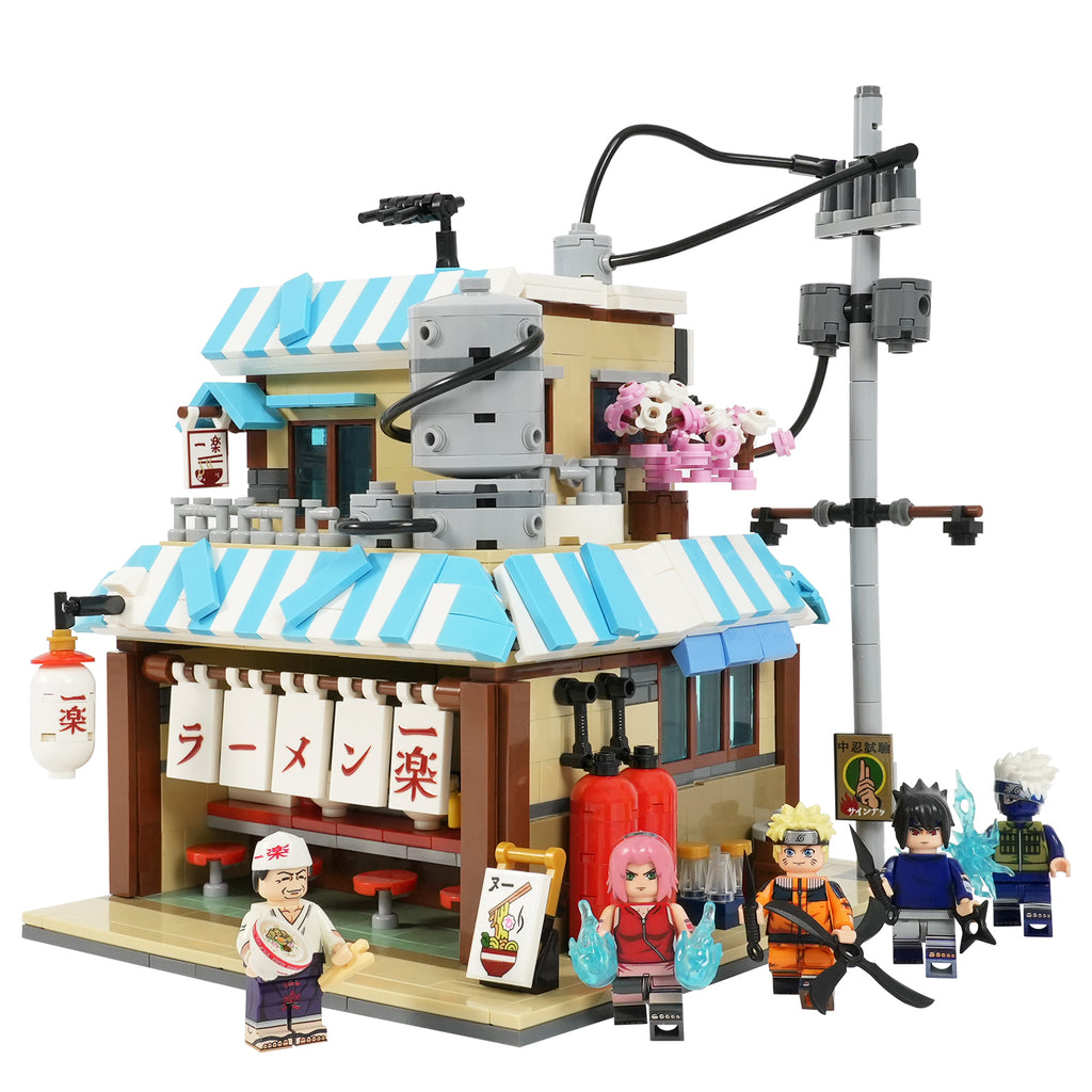 Naruto Ichiraku Ramen House MOC Building Set 1152pcs