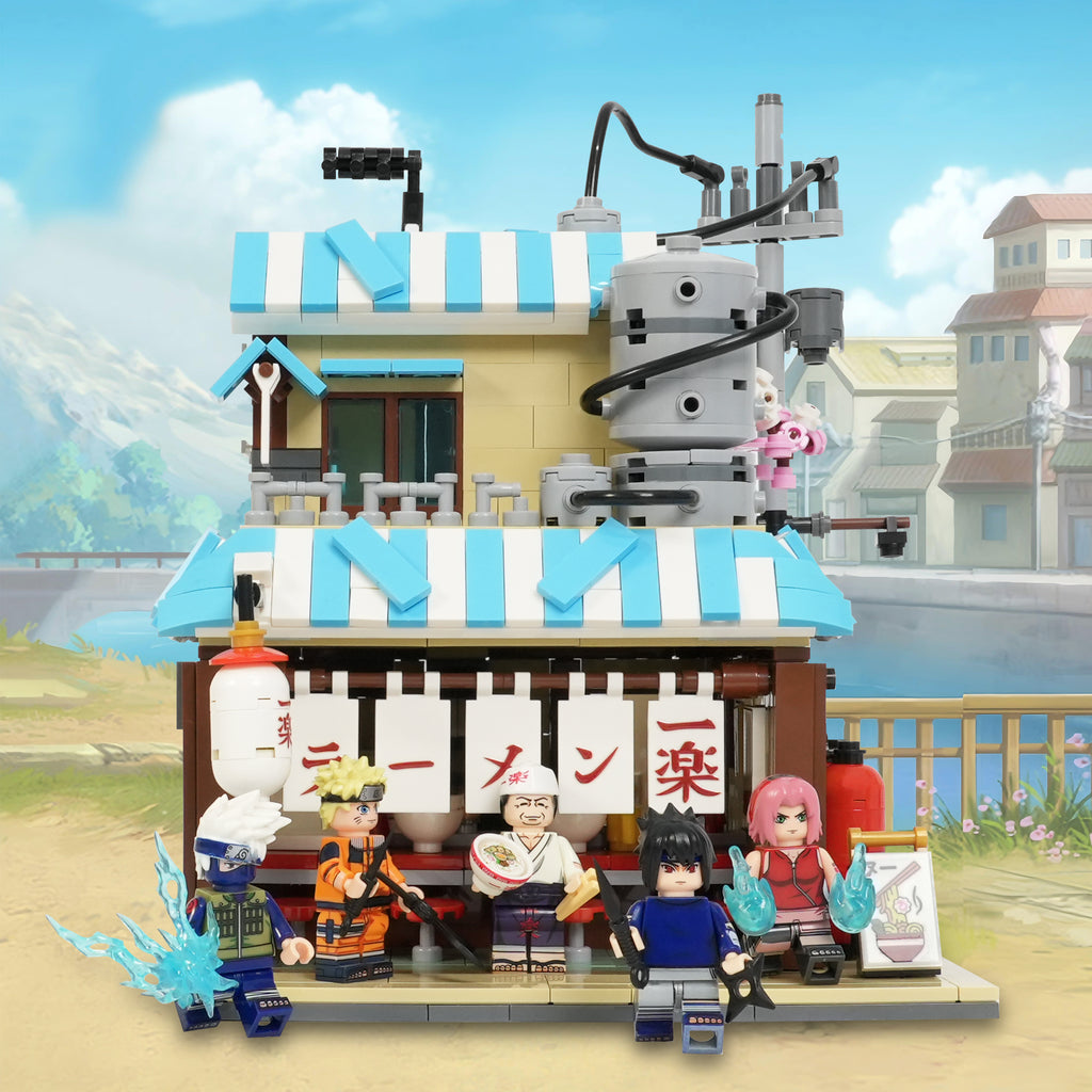 Naruto Ichiraku Ramen House MOC Building Set 1152pcs