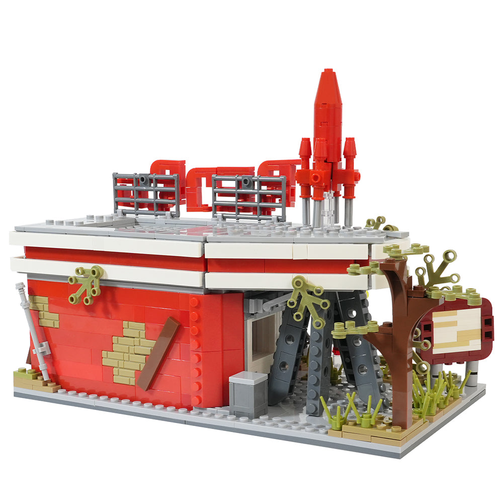 Fallout Red Rocket Truck Stop MOC Building Set 880pcs