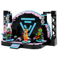 Five Nights at Freddy's Midnight Security Bear Rock Stage Custom MOC Building Set 395pcs