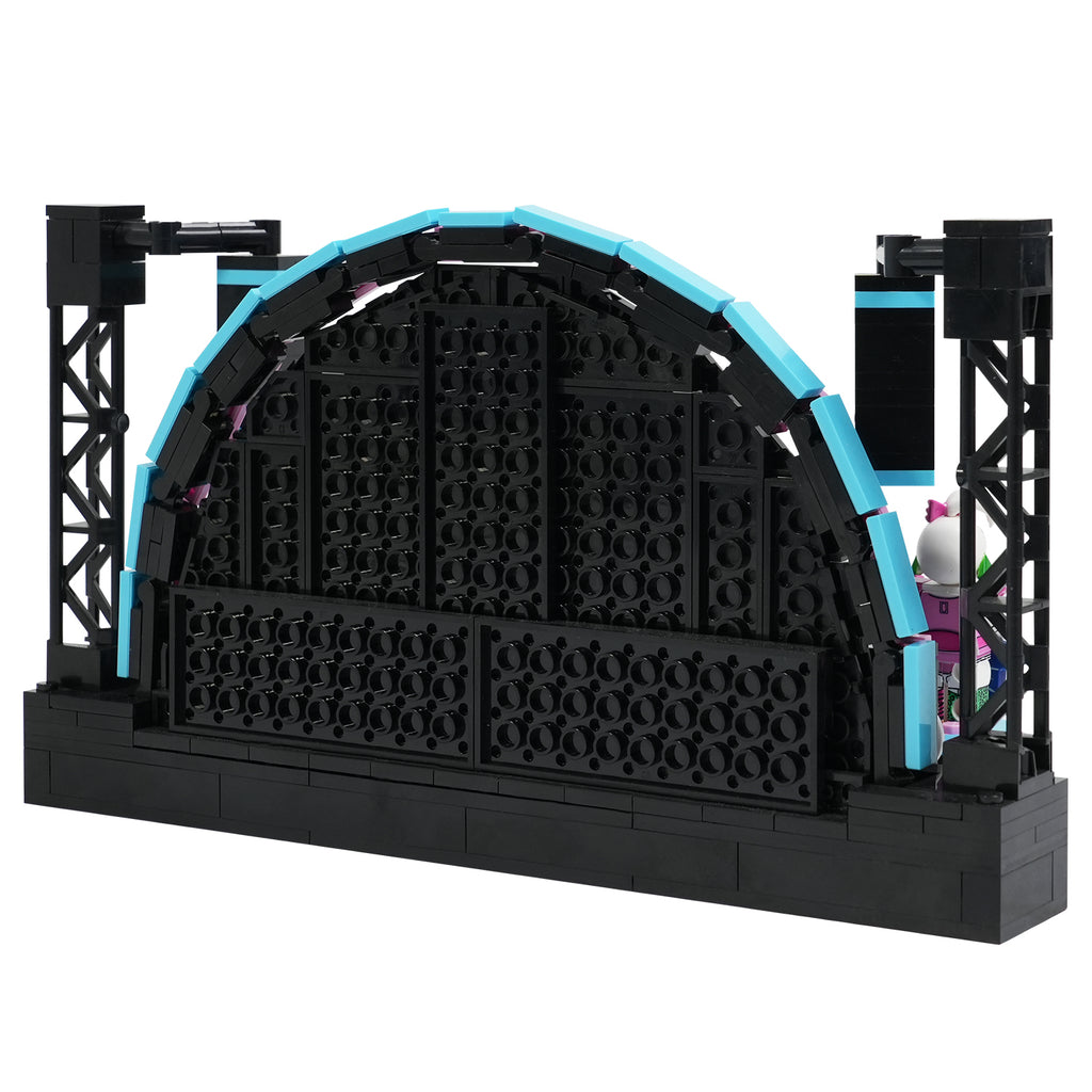 Five Nights at Freddy's Midnight Security Bear Rock Stage Custom MOC Building Set 395pcs