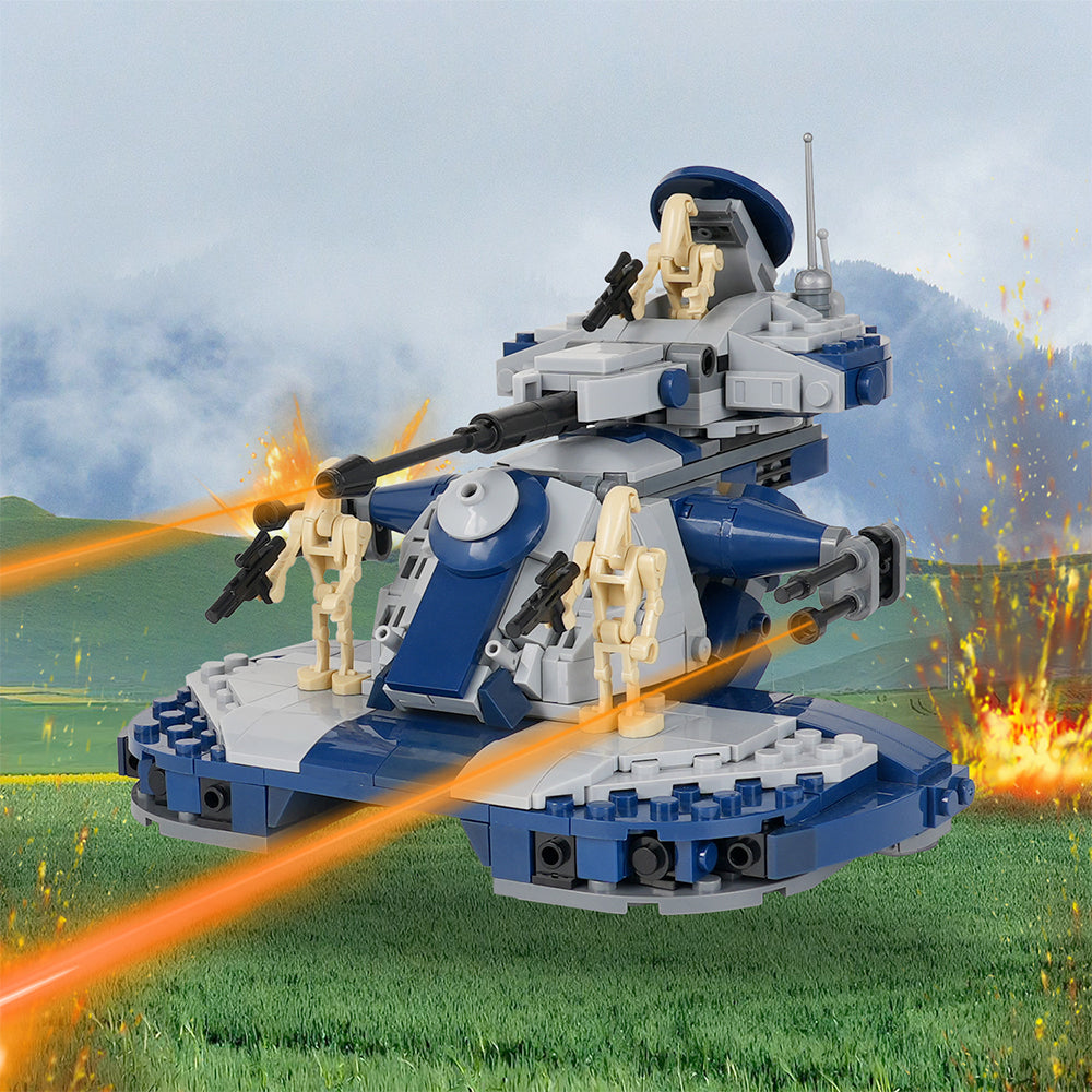 Star Wars AAT Armored Assault Tank Blue MOC Building Block Set