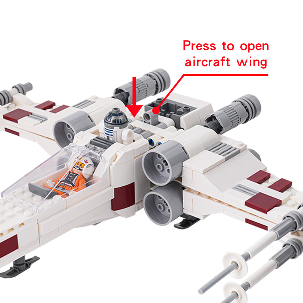 Star Wars X-Wing Fighter Custom MOC Building Block Set 557pcs