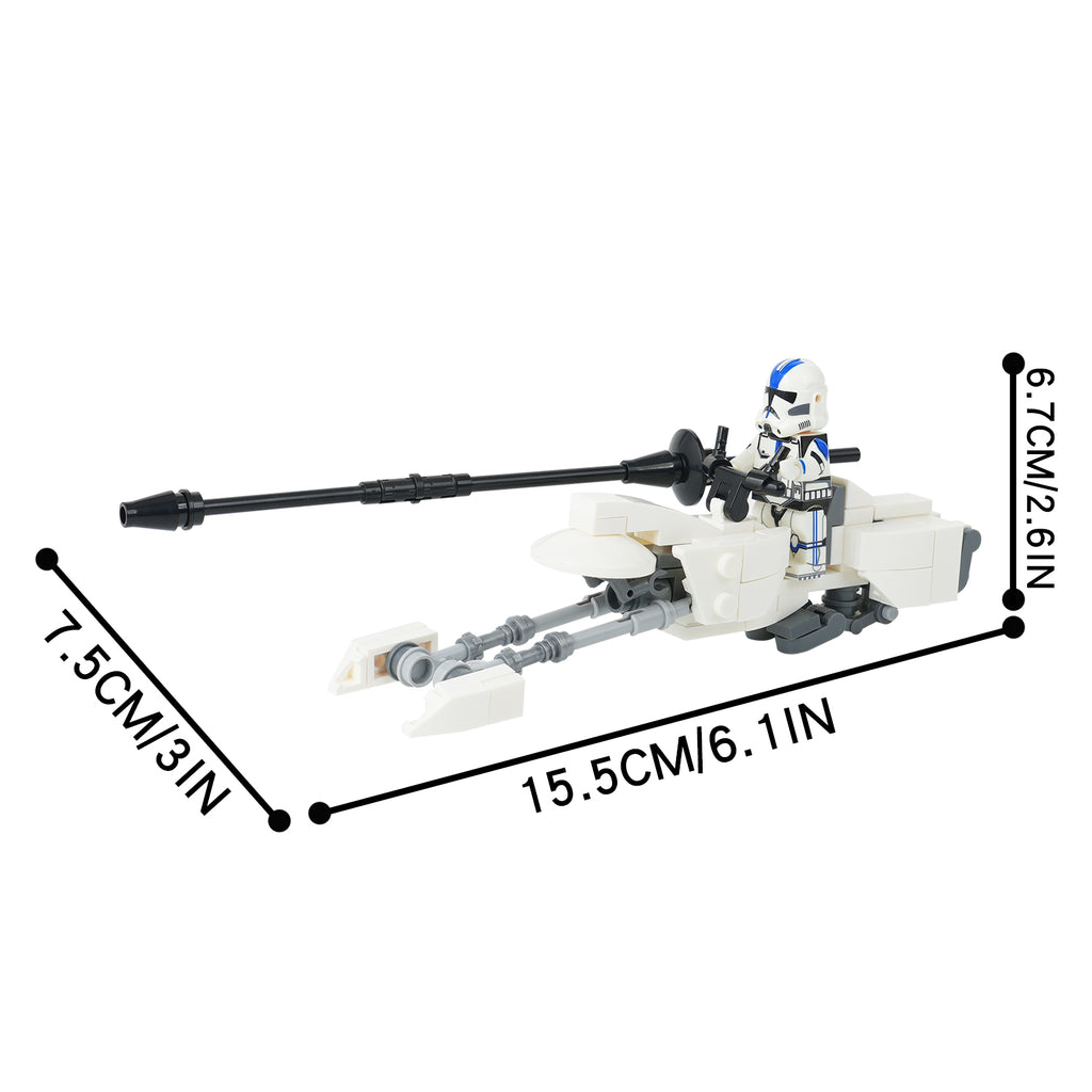 Star Wars Lancer Speeder Bike MOC Building Block Set 96pcs