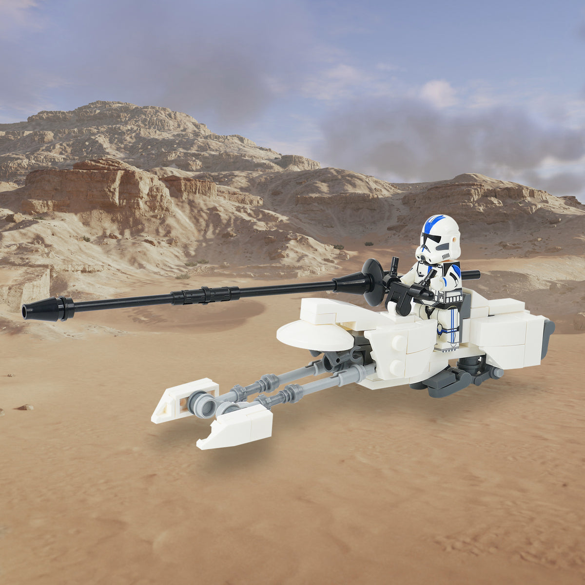 Star Wars Lancer Speeder Bike MOC Building Block Set 96pcs