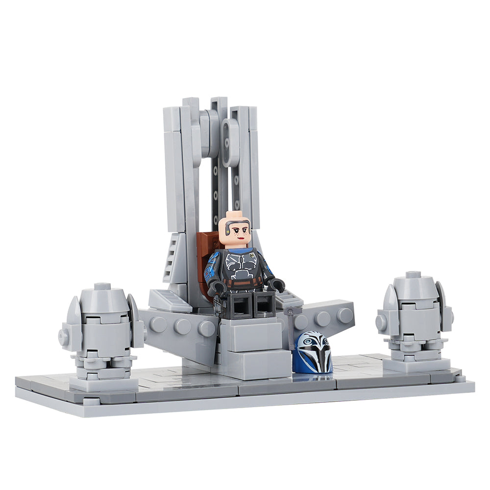 Star Wars Bo Katan Throne Room Custom MOC Building Block Set 144pcs