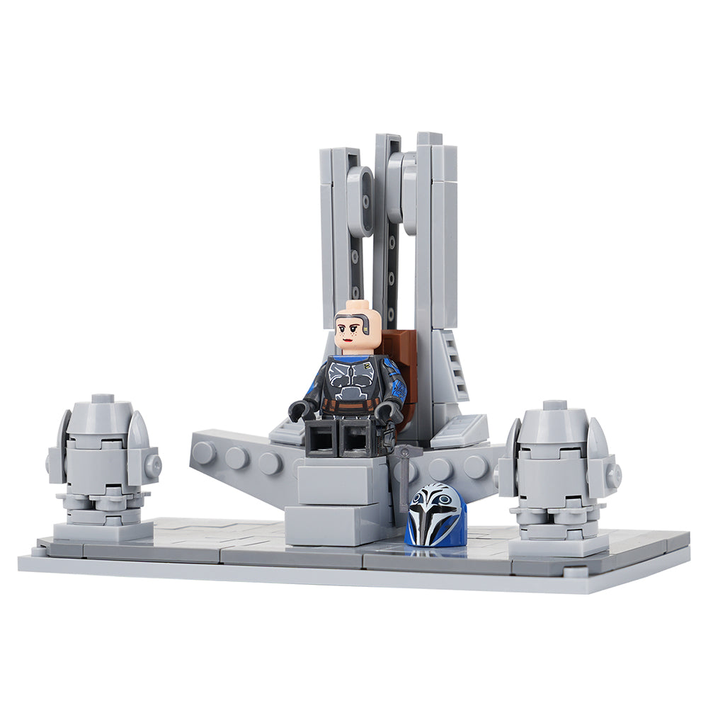Star Wars Bo Katan Throne Room Custom MOC Building Block Set 144pcs