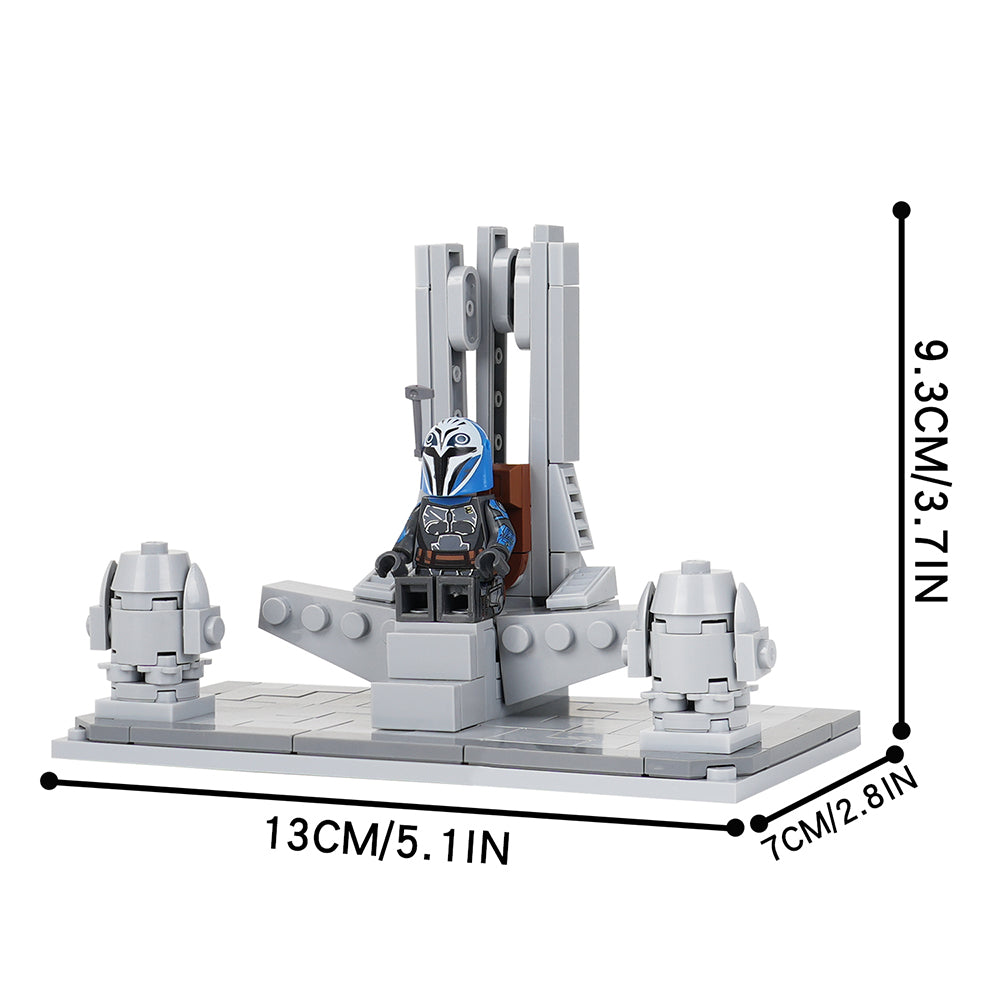 Star Wars Bo Katan Throne Room Custom MOC Building Block Set 144pcs