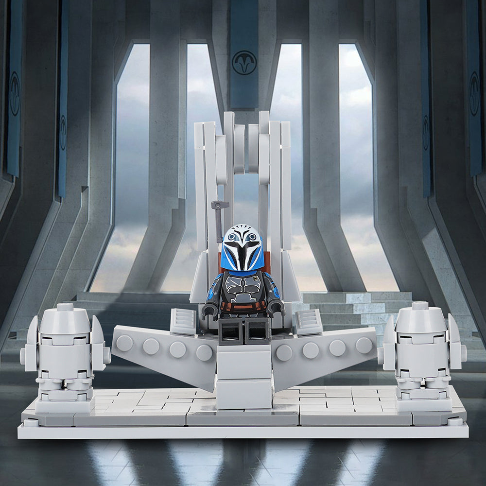 Star Wars Bo Katan Throne Room Custom MOC Building Block Set 144pcs