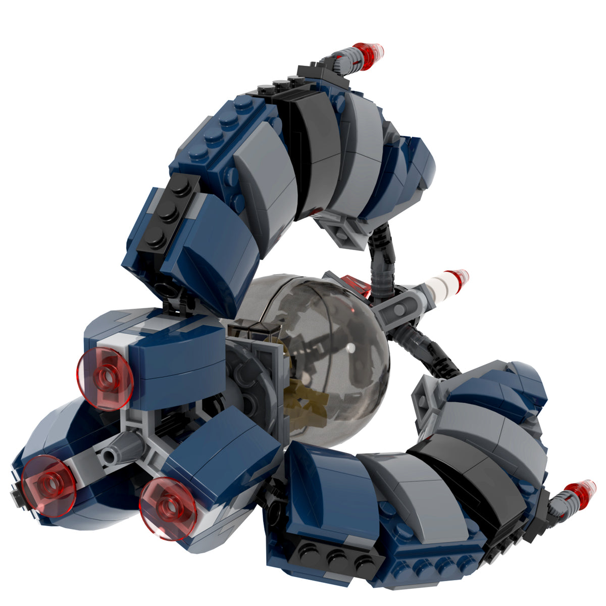 Star Wars Droid Tri-Fighter MOC Building Block Set 349pcs