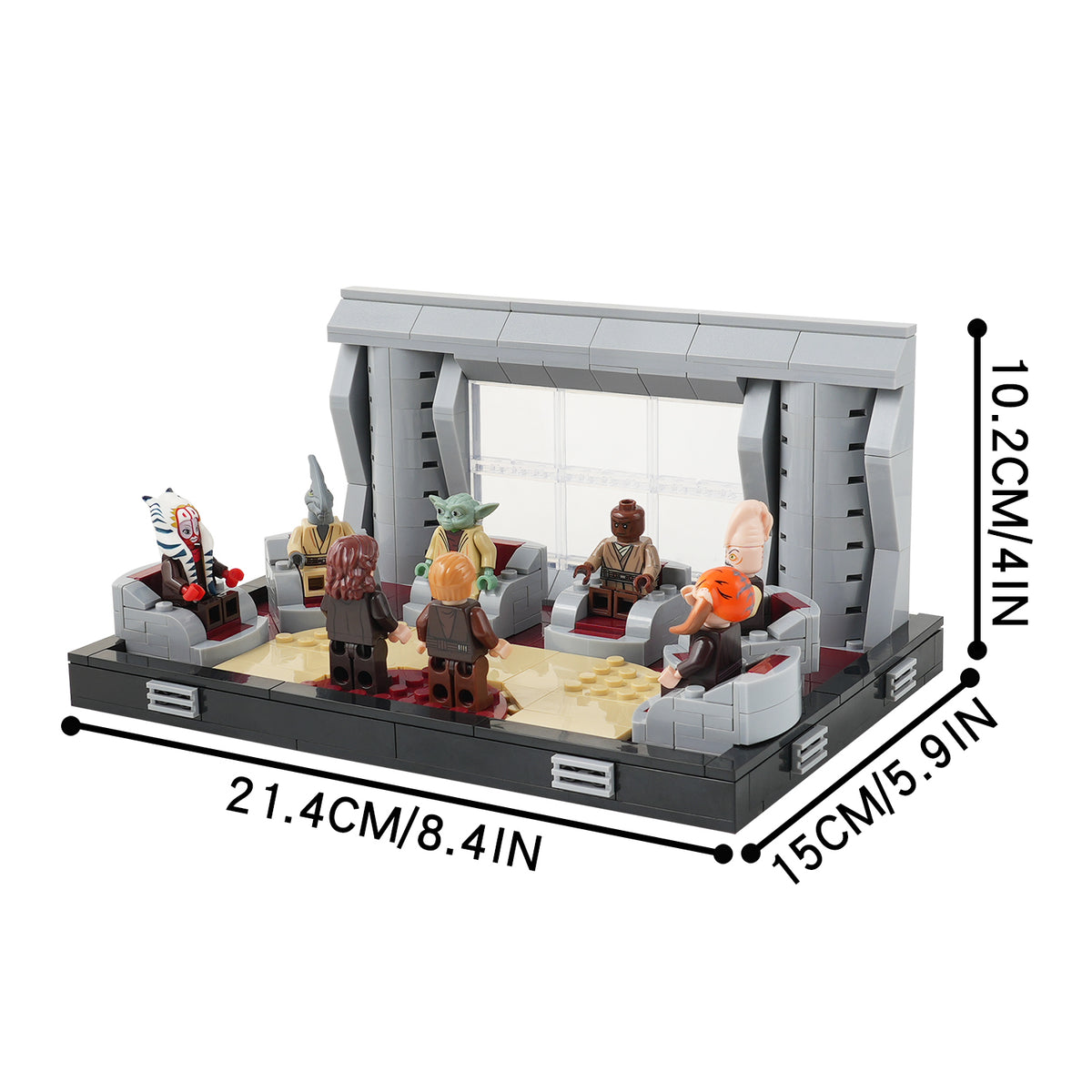 Star Wars Jedi Council Chambers MOC Building Block Set 353pcs