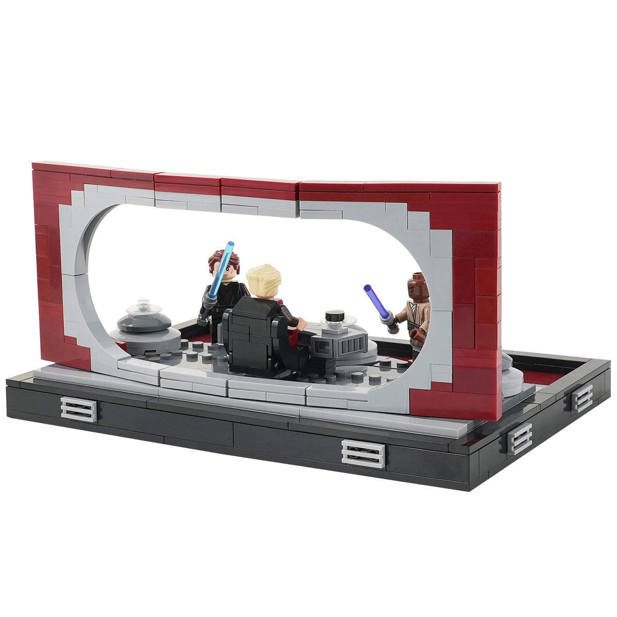 Star Wars Episode 3 Mace Winduu vs Palpatine MOC Building Block Set 287pcs