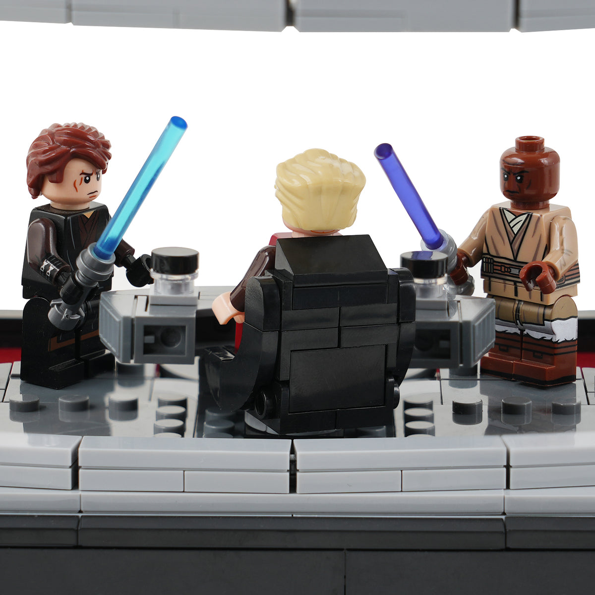 Star Wars Episode 3 Mace Winduu vs Palpatine MOC Building Block Set 287pcs
