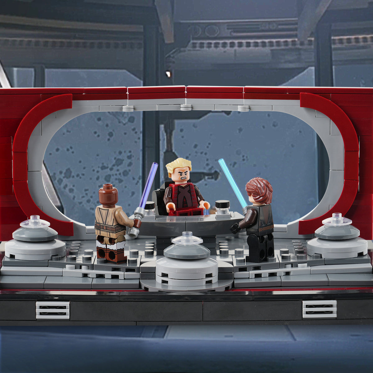 Star Wars Episode 3 Mace Winduu vs Palpatine MOC Building Block Set 287pcs
