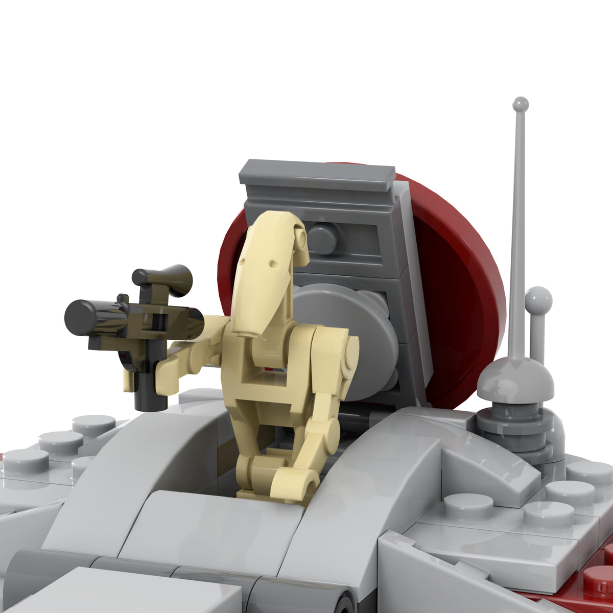 Star Wars AAT Armored Assault Tank Red MOC Building Block Set