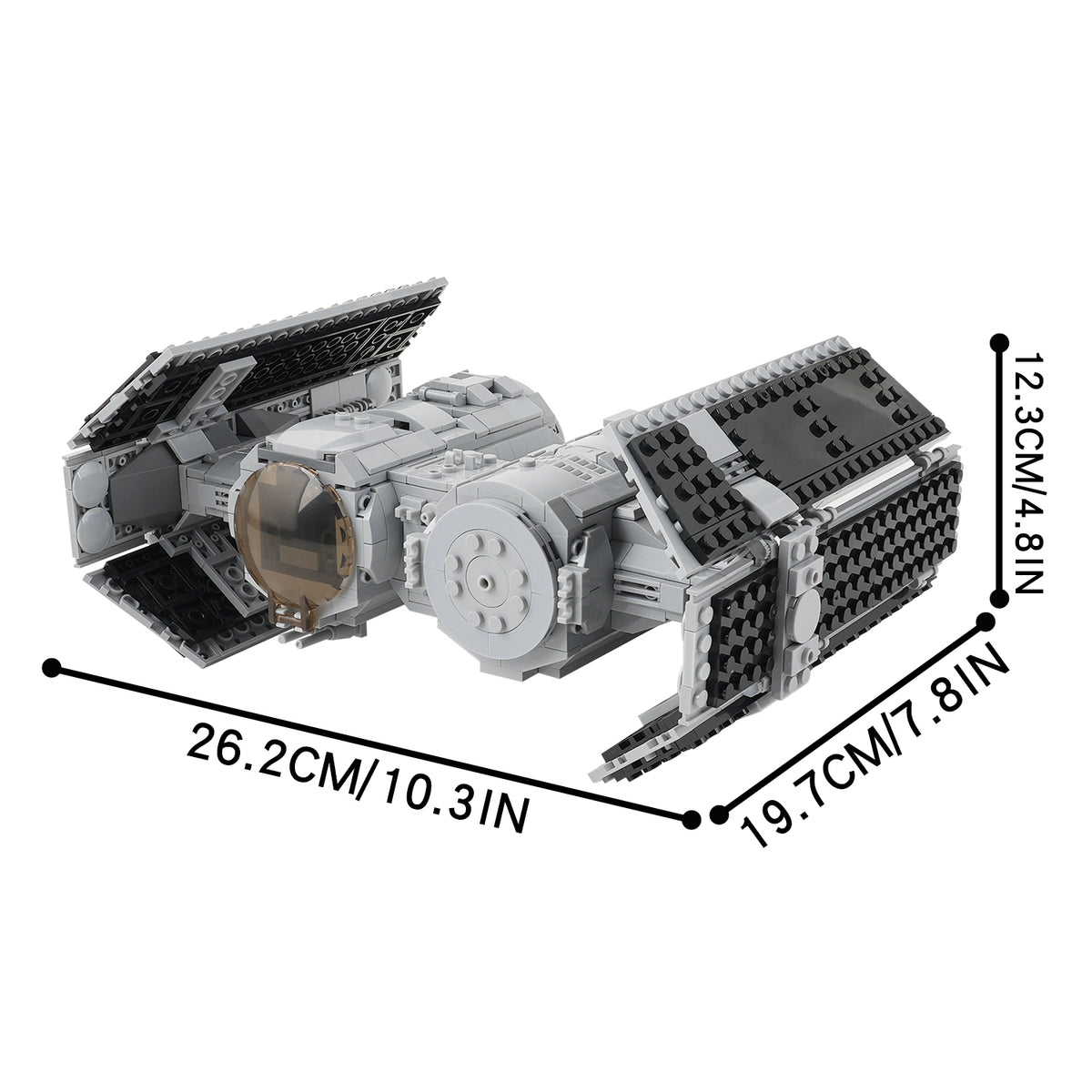 Star Wars Tie Bomber MOC Building Block Set 718pcs