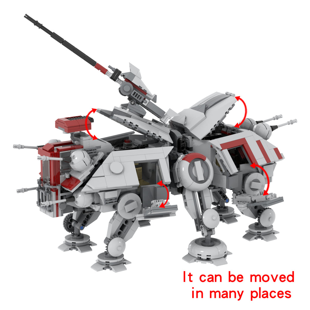 Star Wars AT-TE All Terrain Tactical Enforcer Custom MOC Building Blocks Set 1471pcs