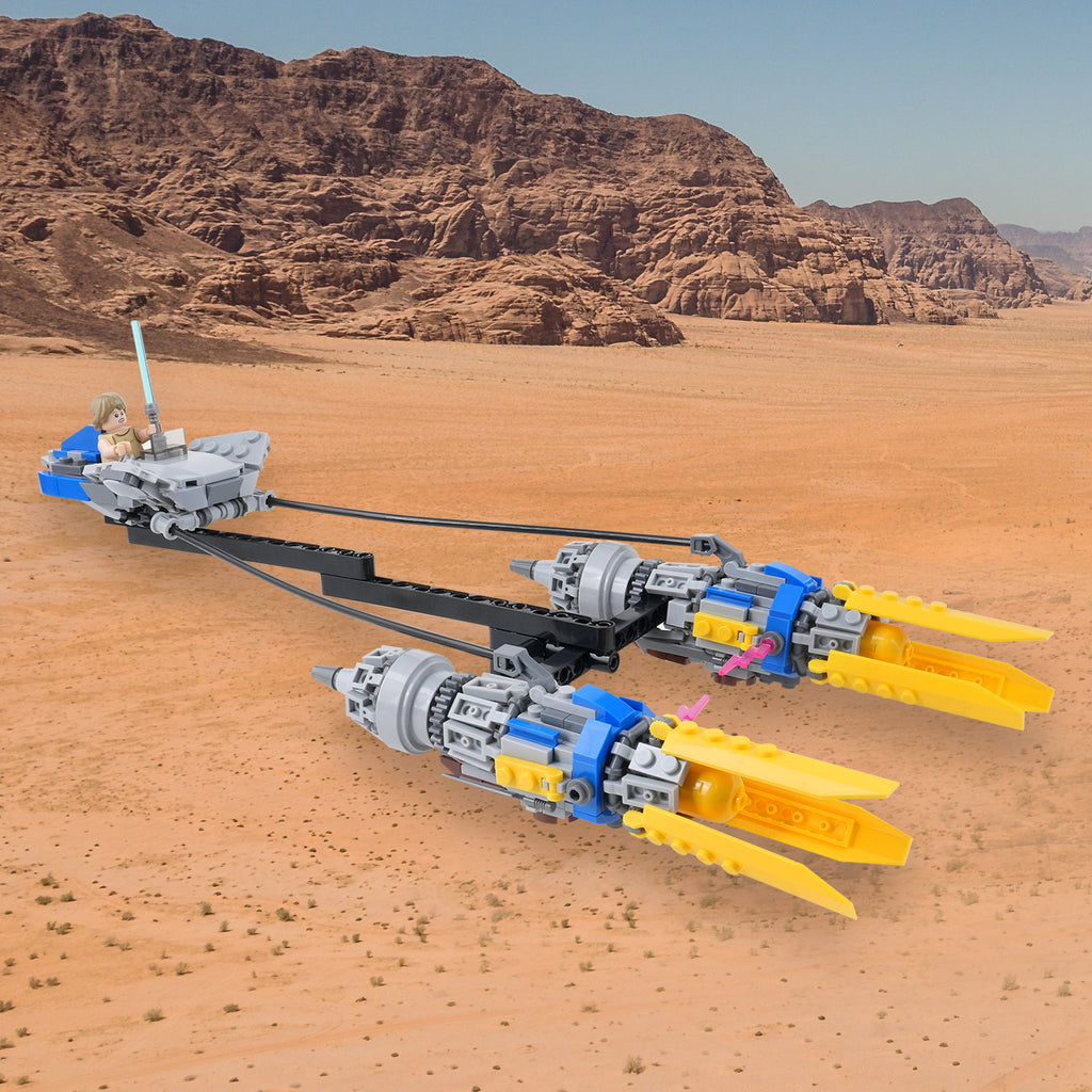 Star Wars Luke's Pod Racer MOC Building Block Set 299pcs