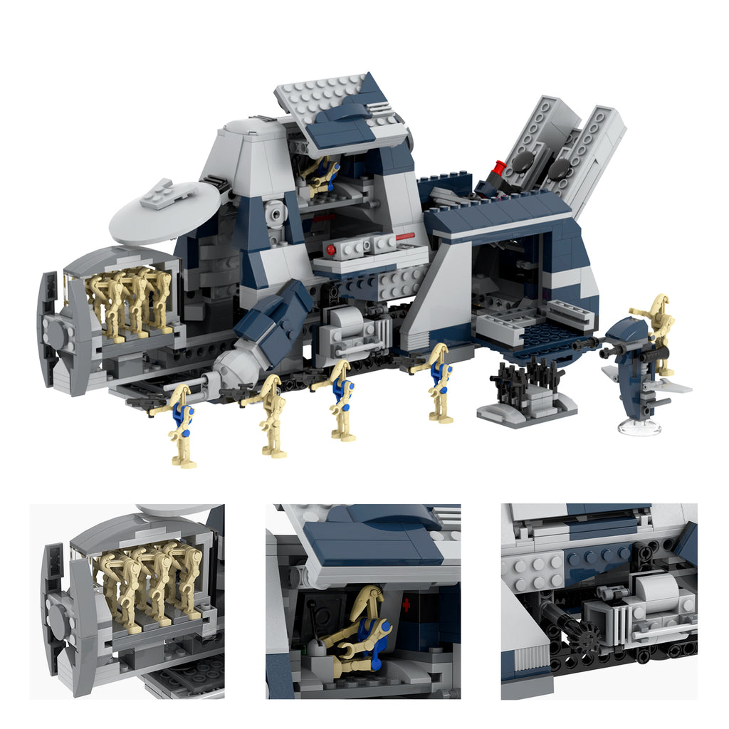 Star Wars Trade Union Troop Carrier MTT MOC Building Block Set 968pcs