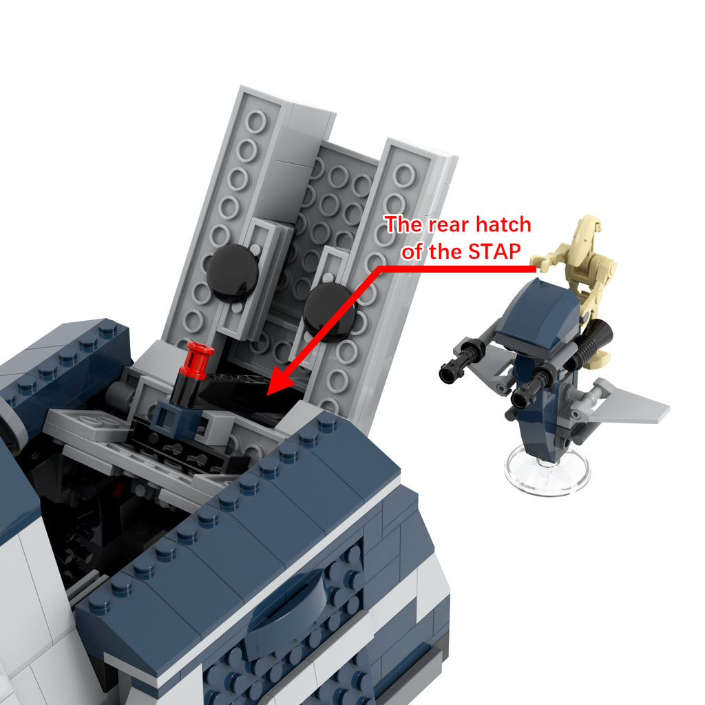 Star Wars Trade Union Troop Carrier MTT MOC Building Block Set 968pcs