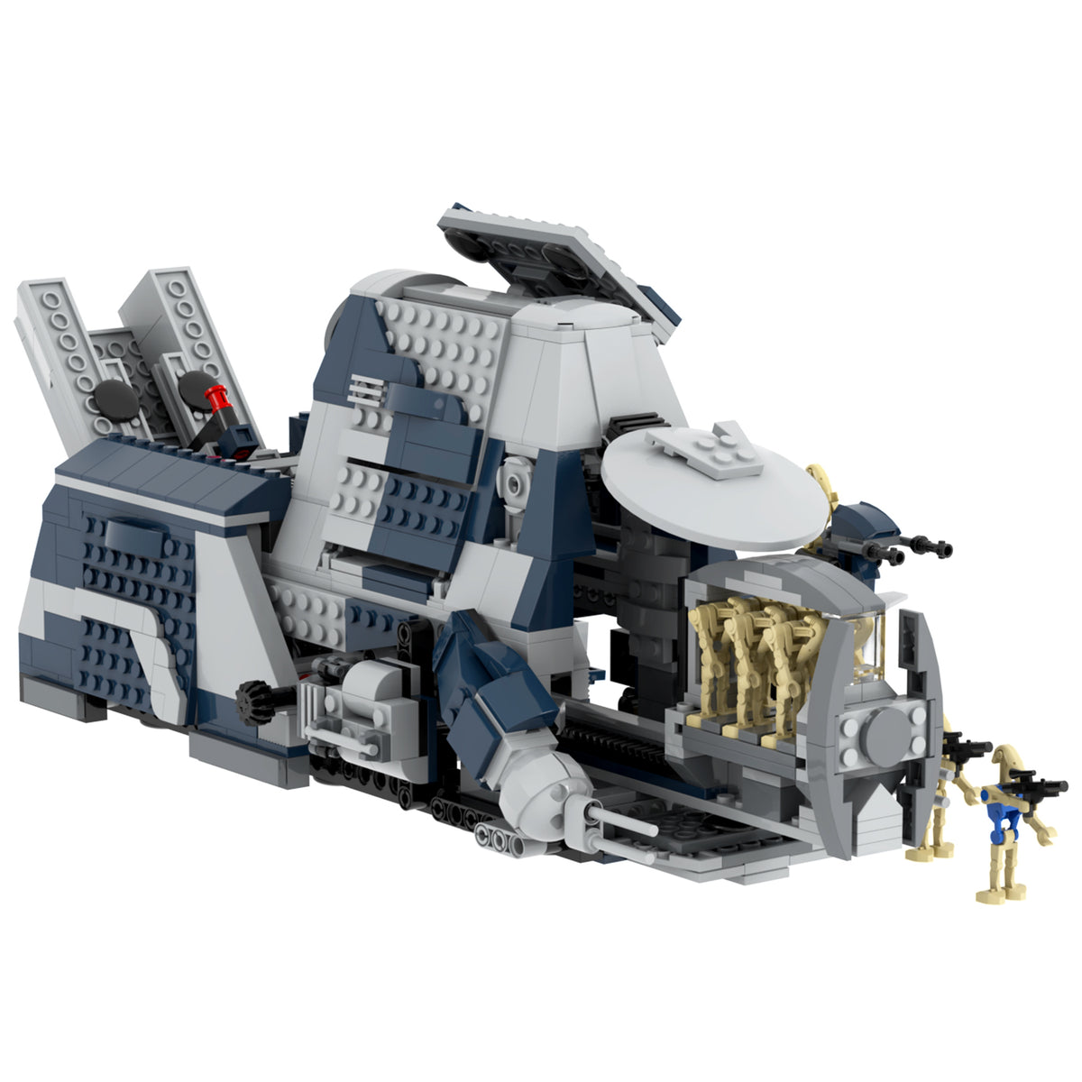 Star Wars Trade Union Troop Carrier MTT MOC Building Block Set 968pcs