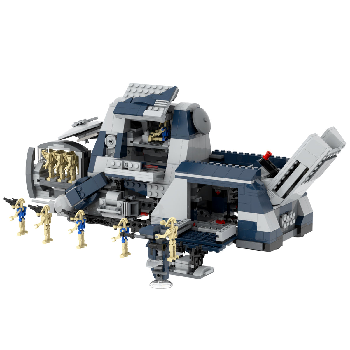 Star Wars Trade Union Troop Carrier MTT MOC Building Block Set 968pcs