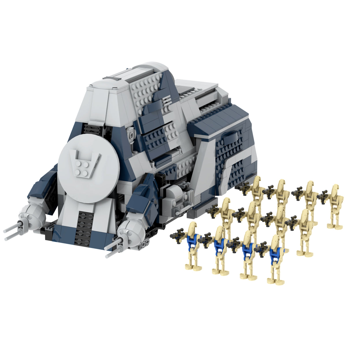 Star Wars Trade Union Troop Carrier MTT MOC Building Block Set 968pcs
