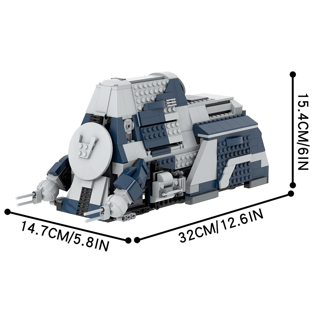 Star Wars Trade Union Troop Carrier MTT MOC Building Block Set 968pcs