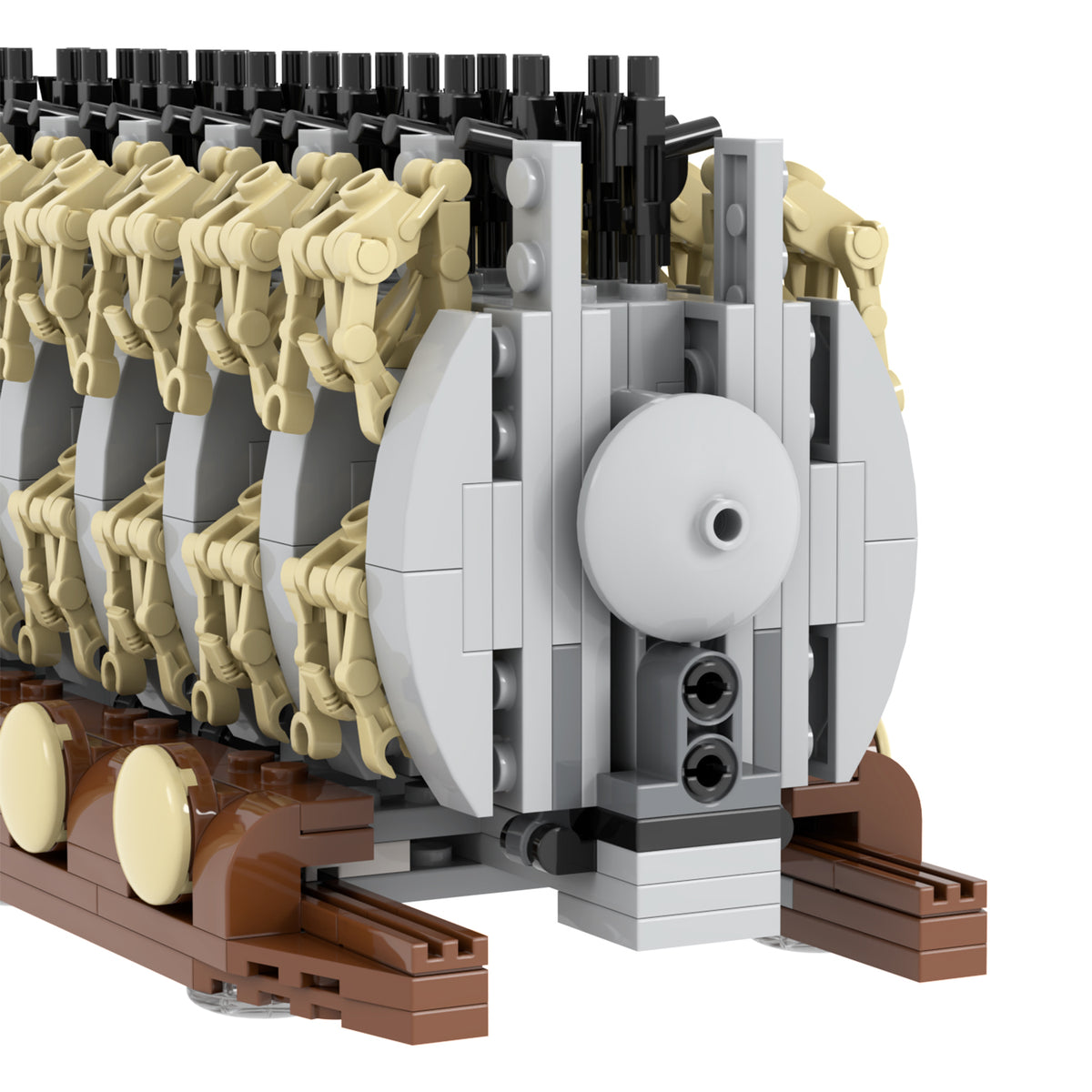 Star Wars Battle Droids Transport Troop Carrier MOC Building Block Set 478pcs