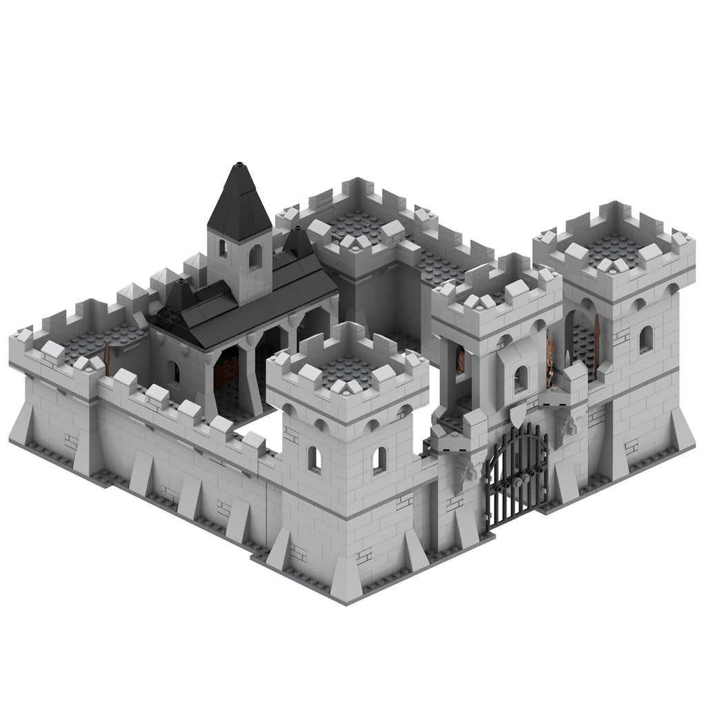 Medieval Castle MOC Custom Building Set 1346pcs