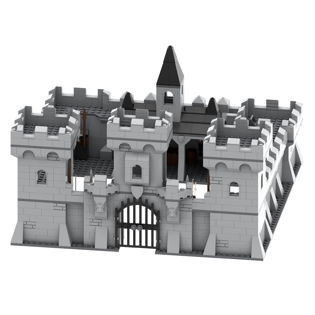 Medieval Castle MOC Custom Building Set 1346pcs
