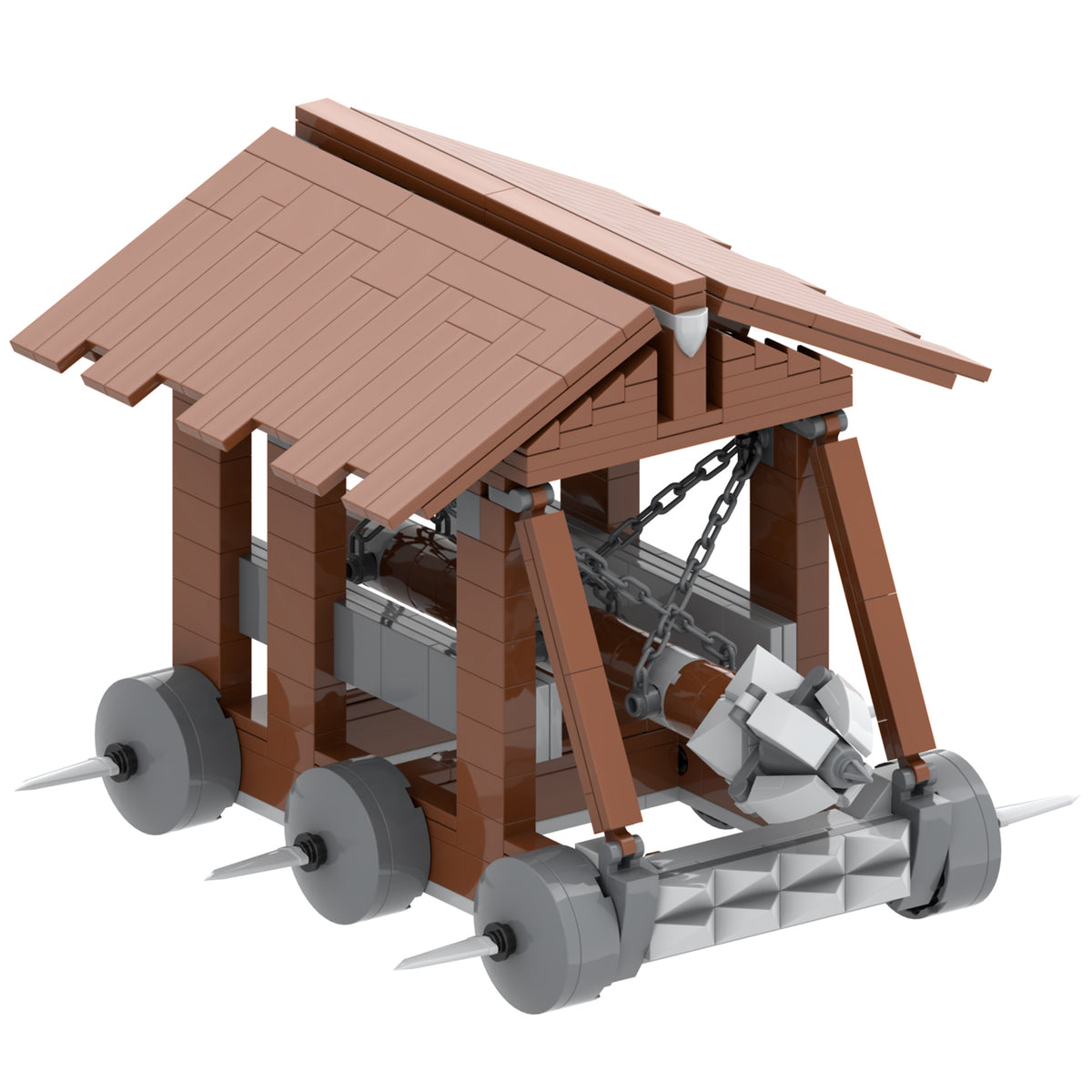 Medieval Siege Battering Ram MOC Set 405pcs 5011