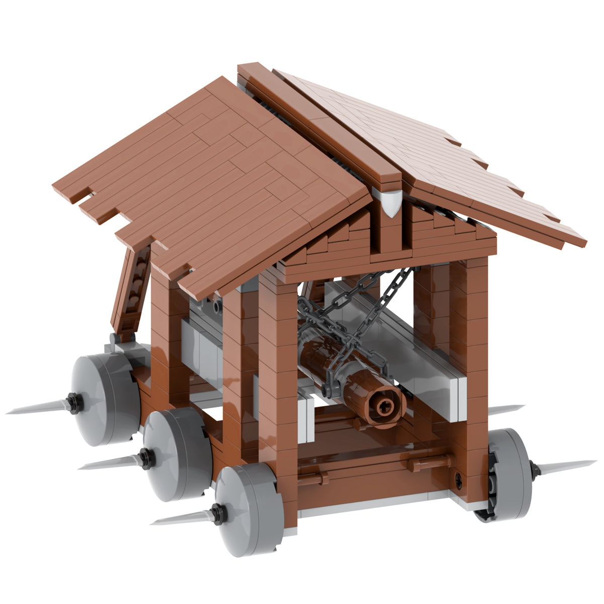 Medieval Siege Battering Ram MOC Set 405pcs 5011