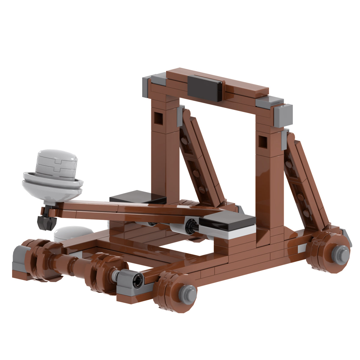 Medieval Siege Catapult MOC Set 122pcs 5021