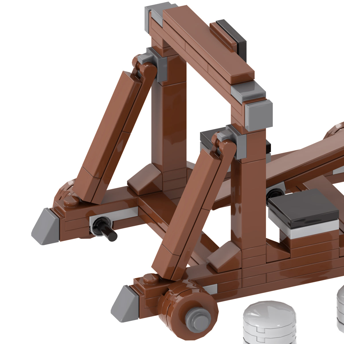 Medieval Siege Catapult MOC Set 122pcs 5021