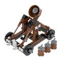 Medieval Powder Keg Catapult MOC Set 188pcs