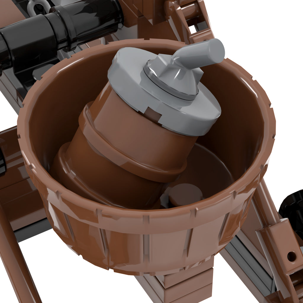 Medieval Powder Keg Catapult MOC Set 188pcs