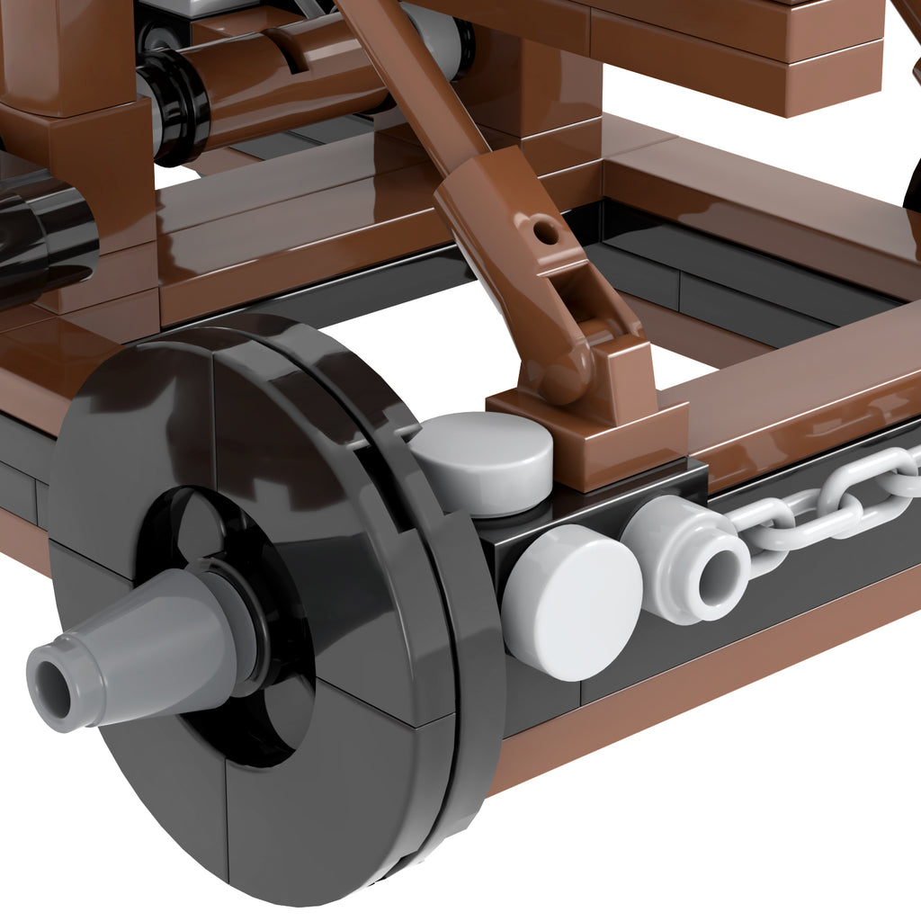 Medieval Powder Keg Catapult MOC Set 188pcs