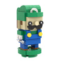 Super Mario Brickheads Luigi Custom MOC Set 136pcs