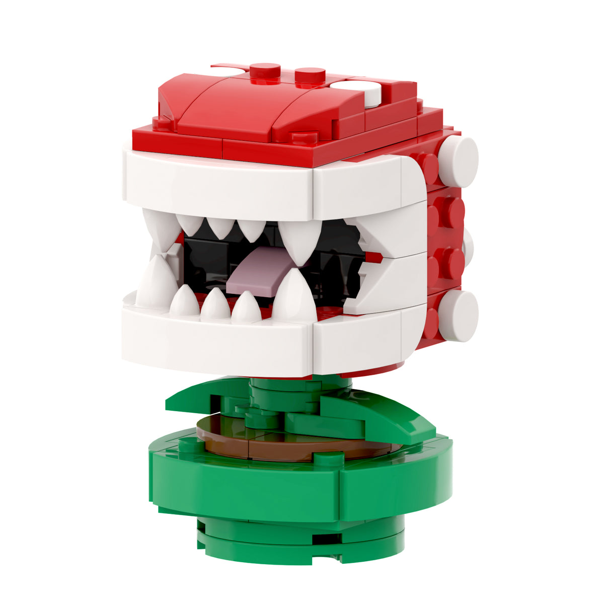 Super Mario Brickheads Piranha Plant Custom MOC Set 118pcs