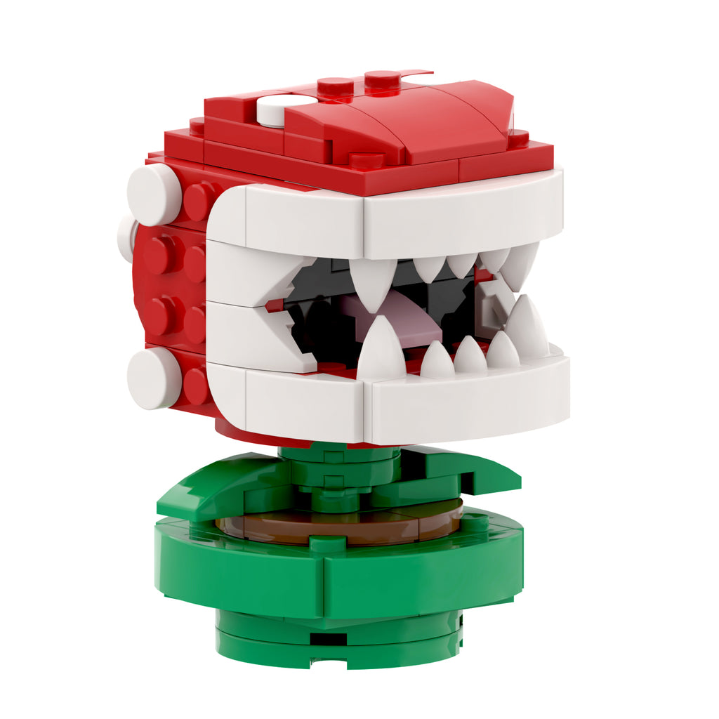 Super Mario Brickheads Piranha Plant Custom MOC Set 118pcs