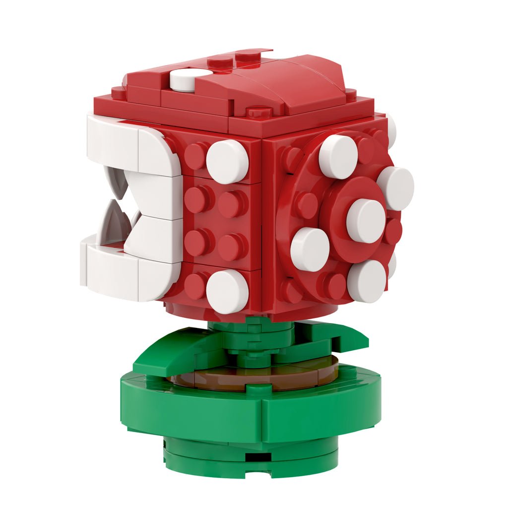 Super Mario Brickheads Piranha Plant Custom MOC Set 118pcs