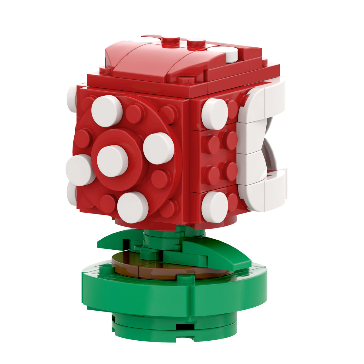 Super Mario Brickheads Piranha Plant Custom MOC Set 118pcs