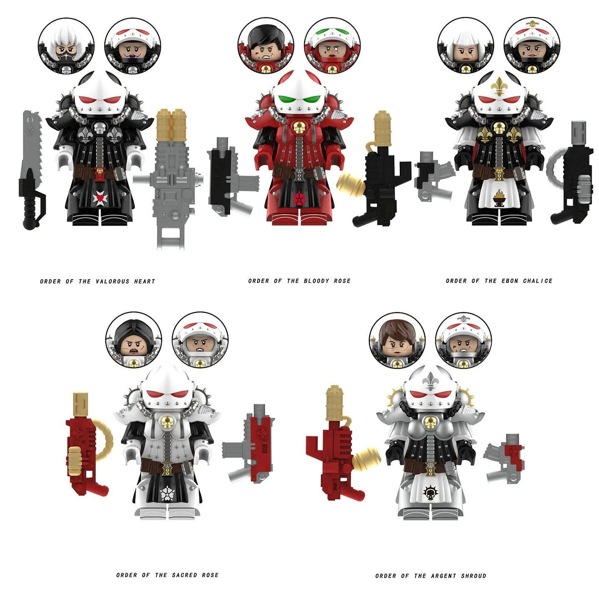 Warhammer 40K Sisters of Battle The Adepta Sororitas Assortment Minifigures Set