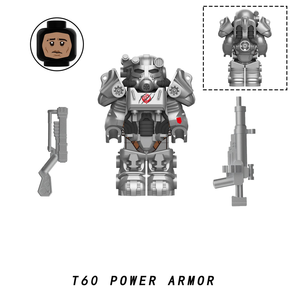 Fallout TV Series Custom Minifigures Power Armor Set