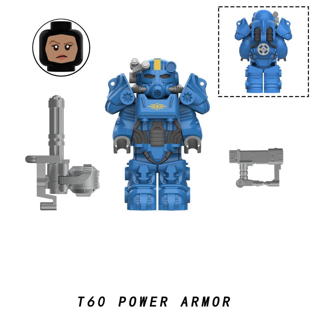 Fallout TV Series Custom Minifigures Power Armor Set
