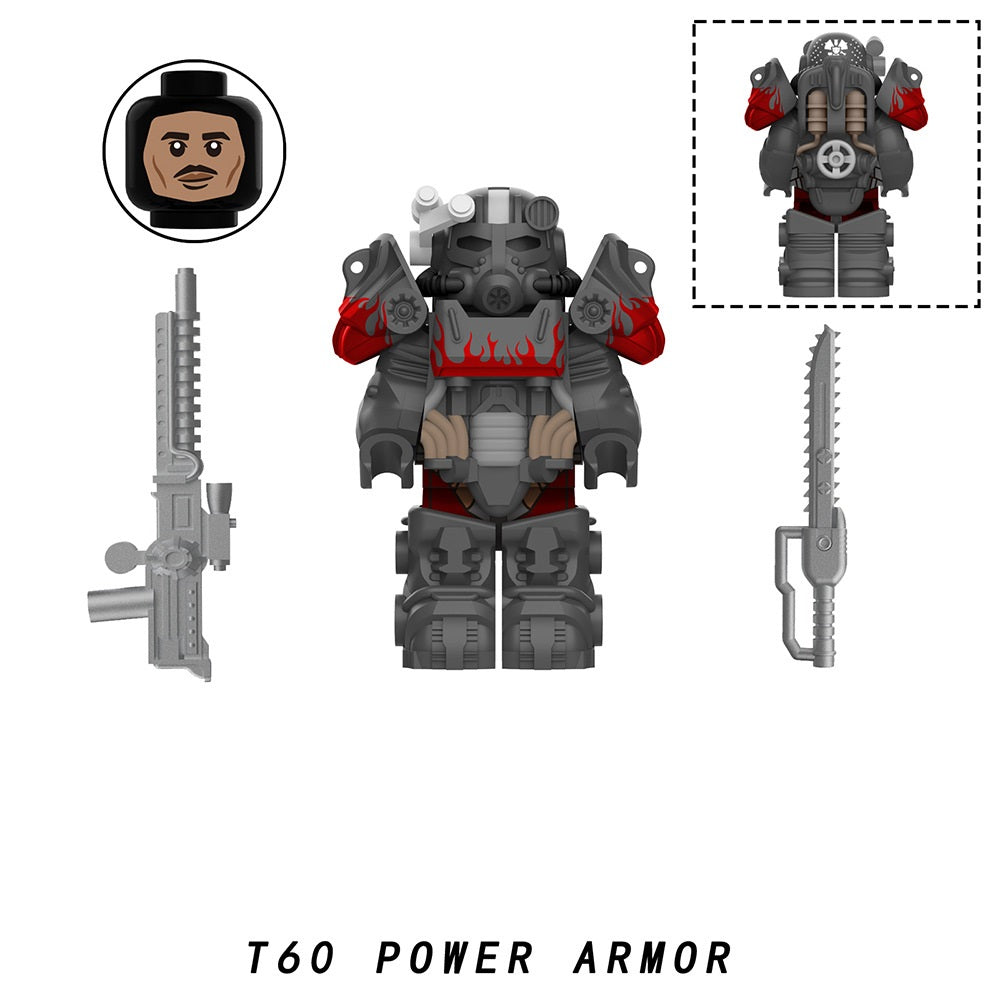 Fallout TV Series Custom Minifigures Power Armor Set 2